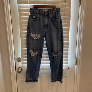 Free People Cropped Denim